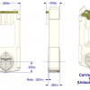 Tilt Carrier CW16L110 15/16" x 2 1/8" x 3/8" - Image 3