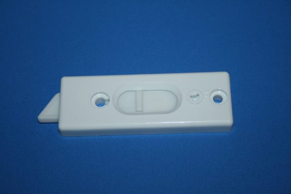 Tilt Latch White W/ Lock 3 3/8" x 1 1/4" 51-61LH