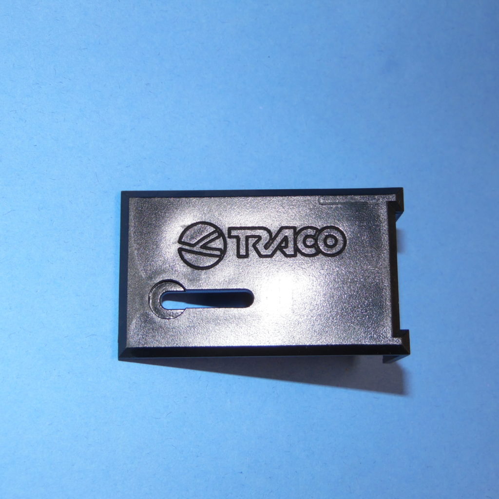 Traco TR9900 RH or LH Sash Cap TR301687 Black 3″x 1 3/4″ x 1 7/16″