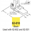 Norandex Sash Retainer 62-610 Black 2" x 3/4" - Image 4