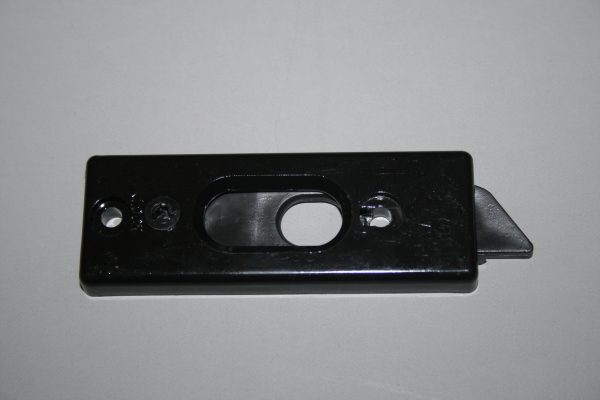 Reversible LH/RH Tilt Latch 3 3/8" x 1 3/16"  P52-P61 Black