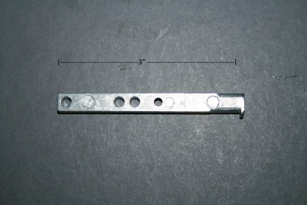 Pivot Bar 3" X 1/4" 4 Hole 62-545