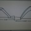 Long Crank Handle Gold 37-137-2 - Image 3