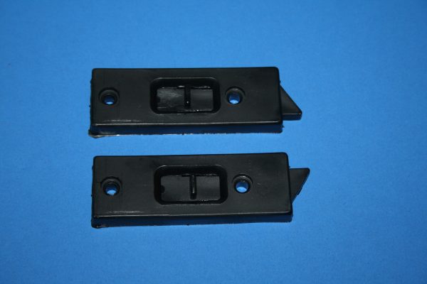 Fiberlux Black TILT LATCH SET 3 1/6" x 1 3/32"  85-618BA