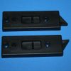 BLACK TILT LATCH SET 3 7/16" x 1 3/16" 85-578 - Image 2