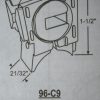 Pivot Lock Shoe For Coil Balance 96-C9 1 1/4" X 1 1/2" - Image 2