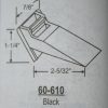 Acorn Sash Guide Black 60-610  7/8"x 2 5/32" - Image 2