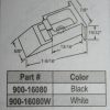 HARCAR Sash Cam 7/8" x 1 9/16" 900-16080 White or Black - Image 2