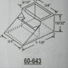 3/4" Top Sash Guide White 60-643 - Image 2