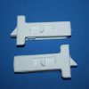 Silverline Winged White Tilt Latch Set (Small) 85-900WA 2 13/32" X 11/16" - Image 3