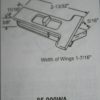 Silverline Winged White Tilt Latch Set (Small) 85-900WA 2 13/32" X 11/16" - Image 2