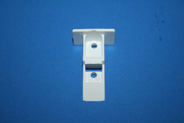 Florida Extruders / Milestone Sash Cam White Nylon 60-971 measures 1 9/16" x 1/2"