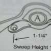 Sweep Lock White Bronze 50-718A - Image 2