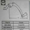 Pella 4" Handle 900-8869 White, Copperite or Champange - Image 2
