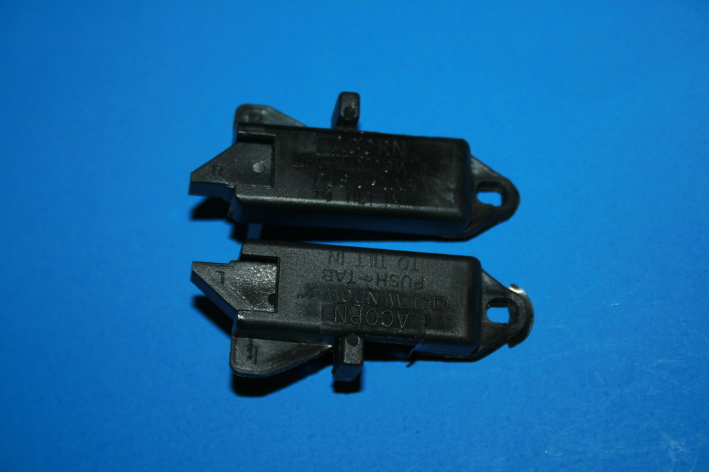 Acorn Window Tilt Latch Set 83625BA Black 1 11/16"