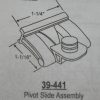 Certainteed Pivot Slide Assembly 39-441 For Awning Windows 1 1/4" x 1 1/16" - Image 2