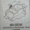 Alenco Sash Guide 900-16514A Black Set 1 55/64" x 1 5/32" - Image 2