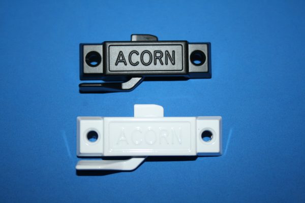 Acorn Sweep Lock 50-765 White or Black 2 15/16" x 13/16"