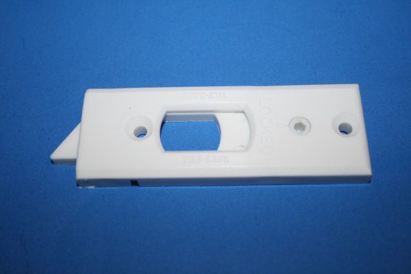 Seasonall Tilt Safe Reversable 85-619PW White  3 1/2" X 1 5/16" With Lock