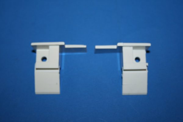 Rollyson Sash Guide Set #60-673 in White 1 10/16" x 13/16" x 1 1/2"