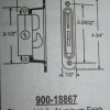Traco Mortise Door Lock and Keeper 900-18867 - Image 2