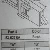 Better-Bilt Tilt Latch Set 83-627 Black 1 11/32" x 3/4" - Image 2