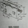 Better-Bilt Sliding Door Roller and Housing 900-10095 Concave Wheel - Image 3