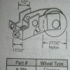 Traco Slider Wheel and Housing 9-291 - Image 3
