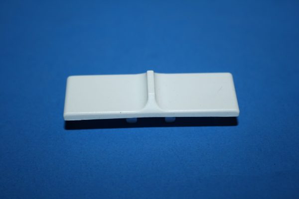 Tilt Slide Button 2" x 11/16" White 85-842