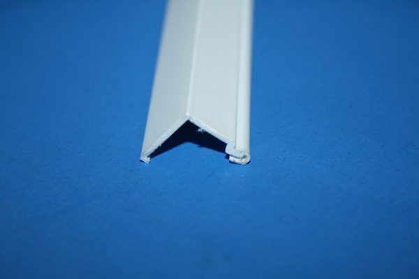 Keller 65-20 Vinyl Glazing Bead 5/8" x 11/16" White 3' or 6' length