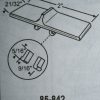 Tilt Slide Button 2" x 11/16" White 85-842 - Image 4