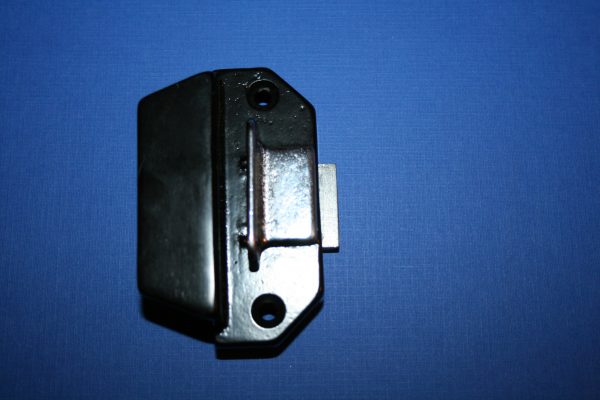 Black Slider Latch 52-1130B With Tabs 3" x 1 3/4" Chrome Plated Latch