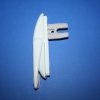 Mulit-Point Locking Handle 34-144-3 White 4 9/16" x 3/4" - Image 2