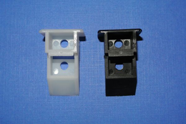 Sash Guide 60-602 White or Black 7/8"x 11/16" x 1 3/8"