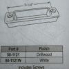 Peachtree Lift Handle 50-1121 White or Driftwood - Image 2