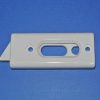 Reversible Tilt Latch P56-P57 White 3 1/8" x 1 3/8" Extended Posts - Image 2