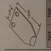 Sweep Lock Keeper  1 9/16" x 3/4"  Stamped Steel 900-9744 - Image 2