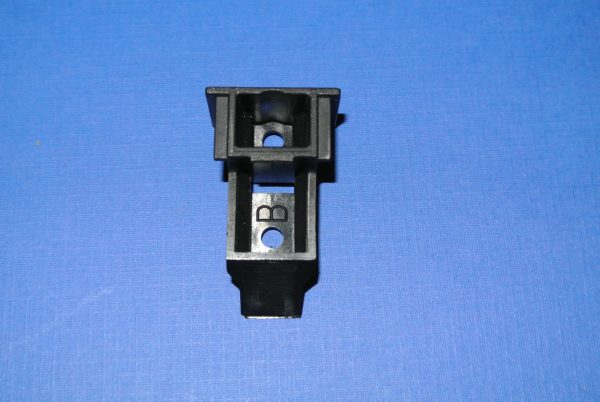 Metal Industries Top Sash Guide 60-993 Black 1 7/16" x 7/8" x 11/16"