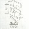 General Aluminum Non-Tilt Clip on Bracket 76-516 - Image 2