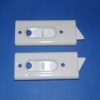 Tilt Latch 85-528 Set 3 1/8" x 1 3/8" White or Black - Image 2