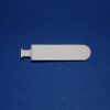 Round Back Metal Pivot Bar SW26-404 White 2 7/8" x 11/16" - Image 2