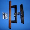 Acorn Patio Door Handle 13-106X Set Includes Keeper and Screws Black or White - Image 2