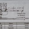 Truth Dyad Split Arm Operator 36-327 White 4 1/2" Arm - Image 3