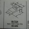 Nu-Aire Sash Guide Set 60-732A 1 5/16" - Image 2
