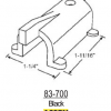 Acorn Limit Stop 1 11/16" x 1 1/4" Black 83-700 - Image 2