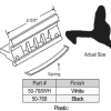 Sill Lock 50-768 White or Black 2 5/8" Plastic - Image 2
