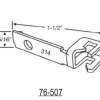 Non-Tilt 1 1/2" x 5/16" Bracket 76-507 - Image 2