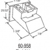 Atrium Sash Guide 60-958 Black 1 1/8" x 13/16" x 1 3/8" - Image 3