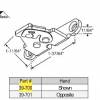 Roto Sash Bracket Assembly Face Mount 39-700 - Image 2