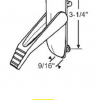 Silverline Locking Handle Set 34-917 White - Image 4